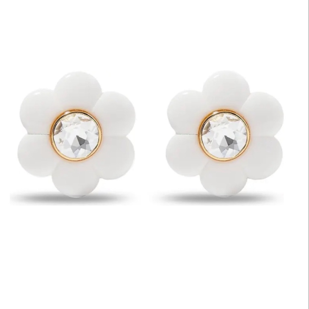 125 Lele Sadoughi Daphne Crystal Clip-On Button Earrings 87$